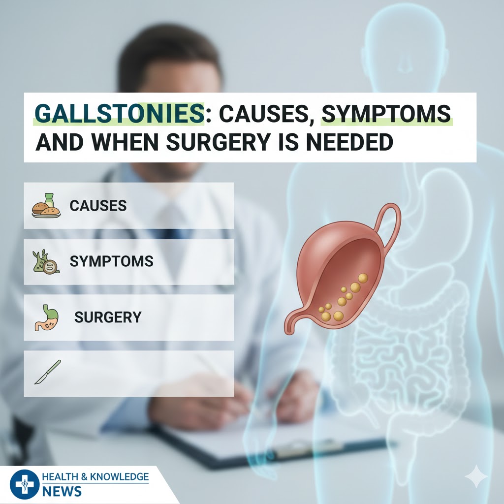 Gallstones: Causes, Symptoms, and When Surgery Is Needed
